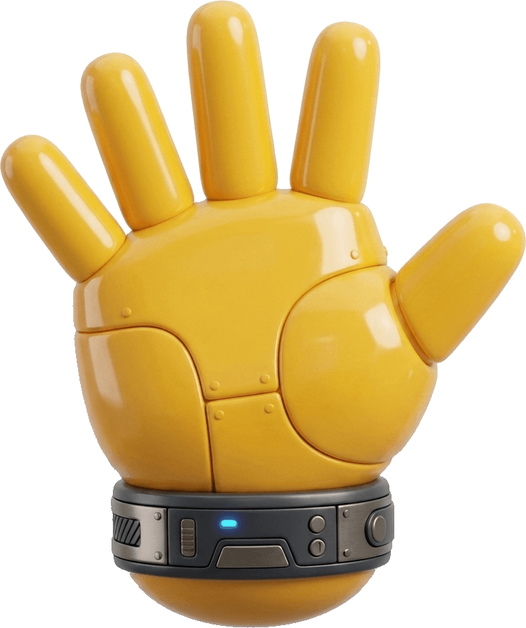 3D Waving Hand