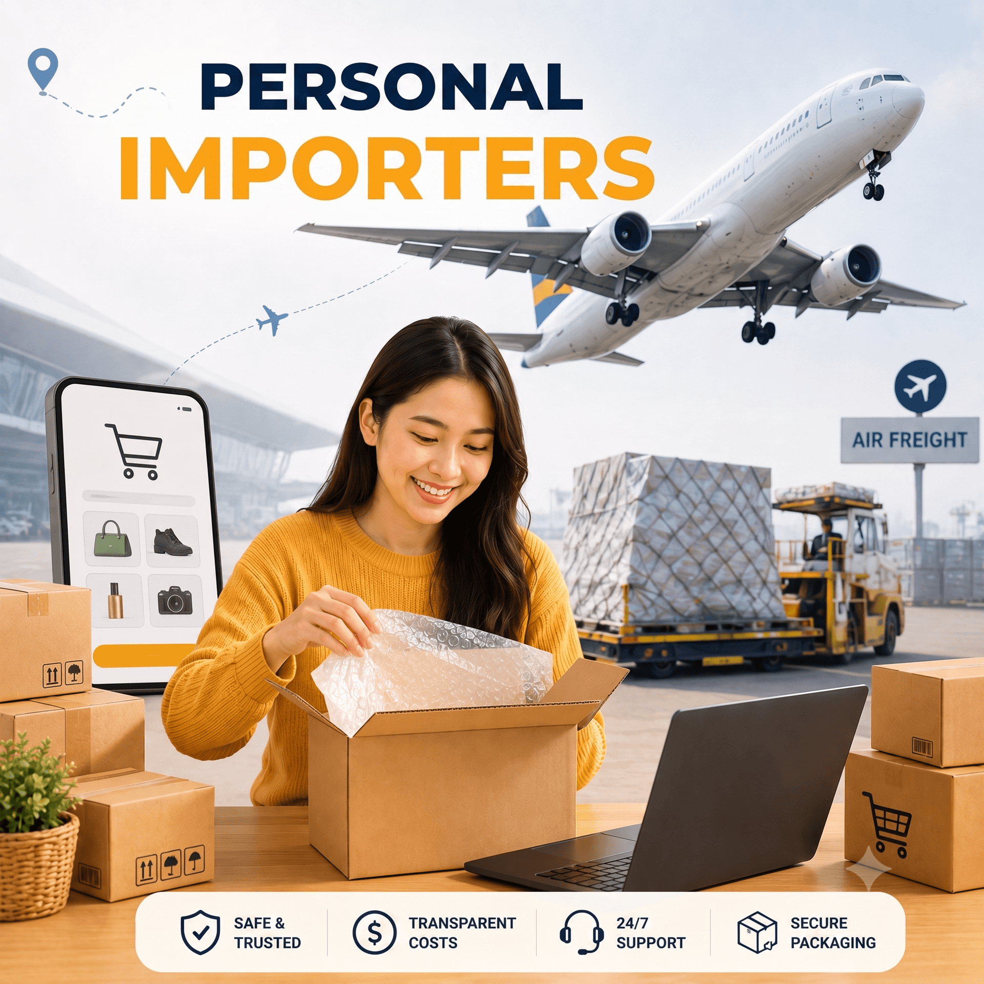 Individuals importing goods