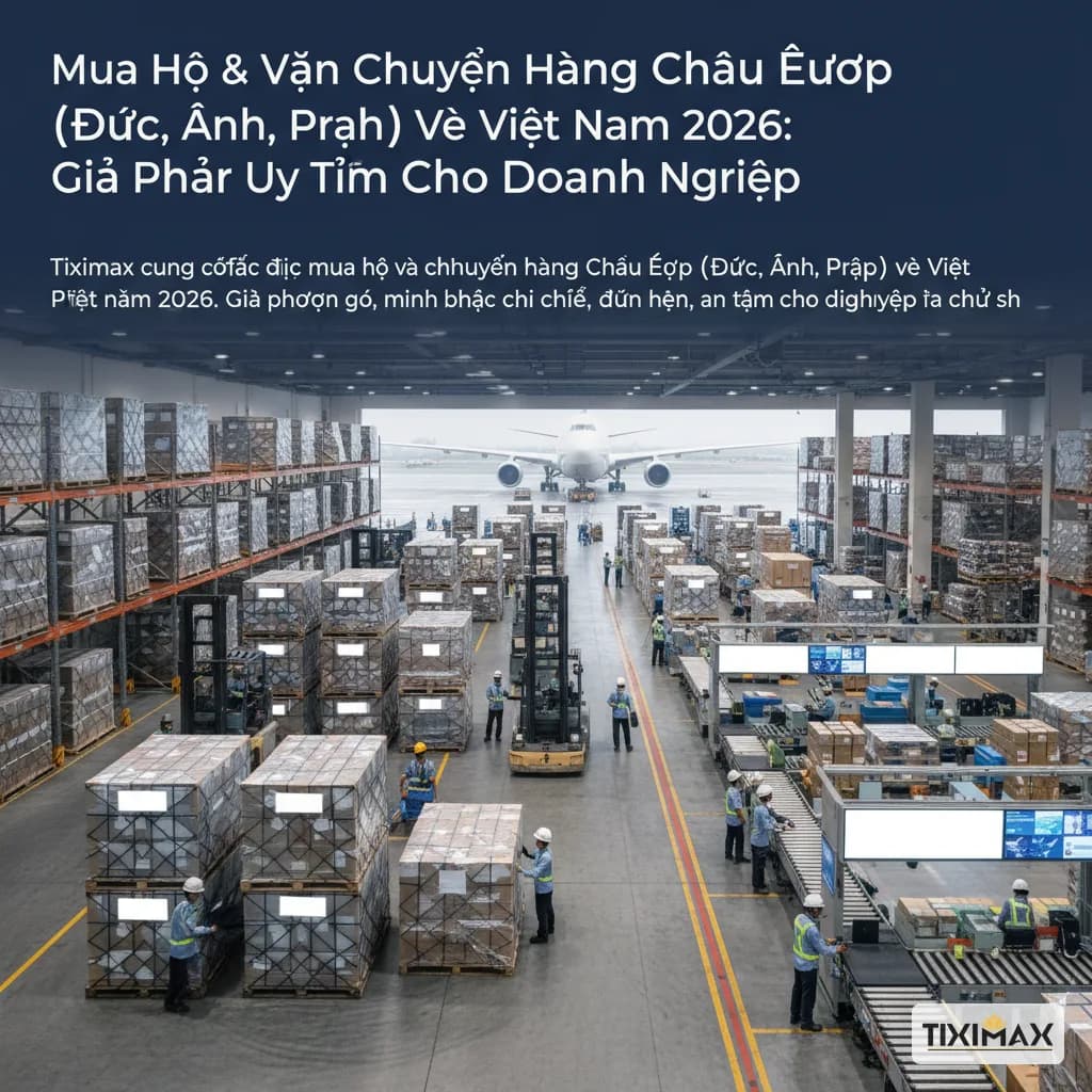 Mua Hộ & Vận Chuyển Hàng Châu Âu (Đức, Anh, Pháp) Về Việt Nam 2026: Giải Pháp Uy Tín Cho Doanh Nghiệp - featured image