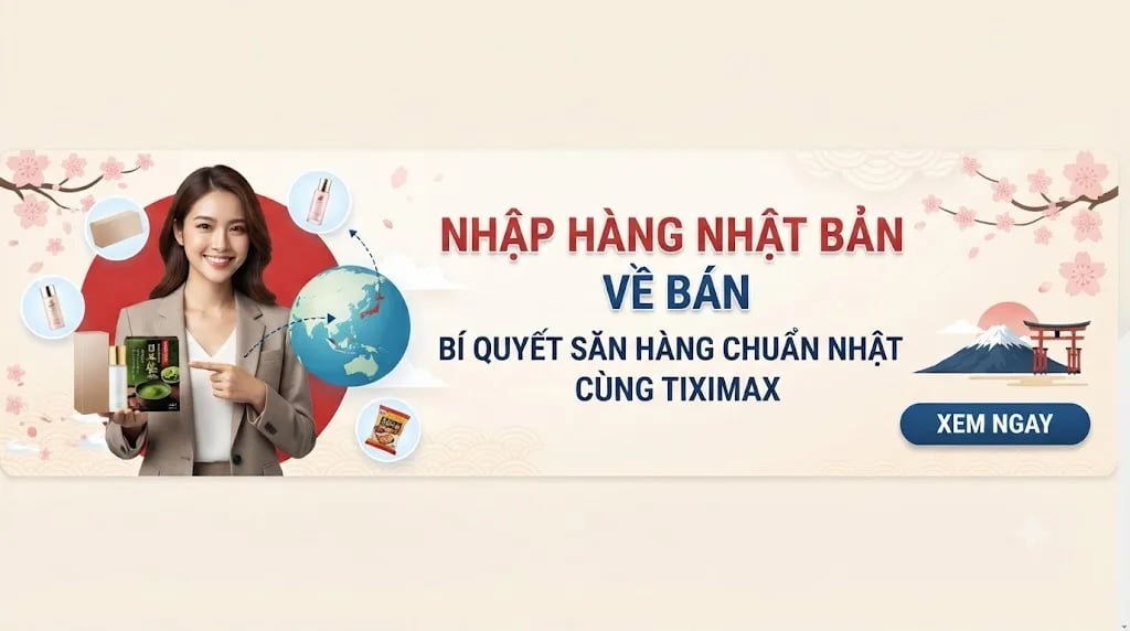 Nhập Hàng Nhật Bản Về Bán: Bí Quyết Săn Hàng Chuẩn Nhật Cùng Tiximax