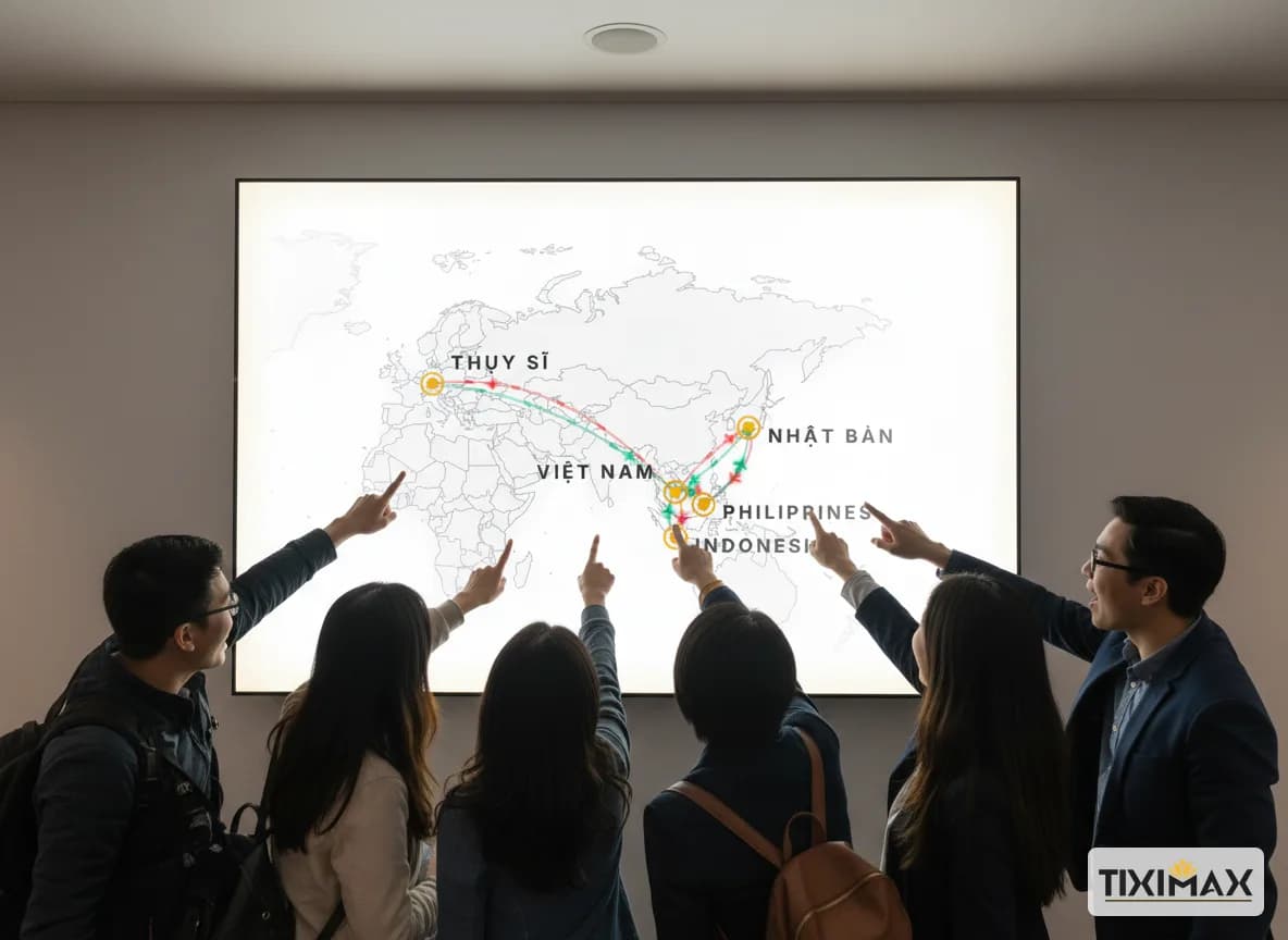 Hình ảnh minh họa dịch vụ vận chuyển hàng quốc tế của Tiximax